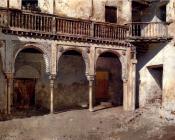 Granada Courtyard - 埃德温·罗德·威克斯